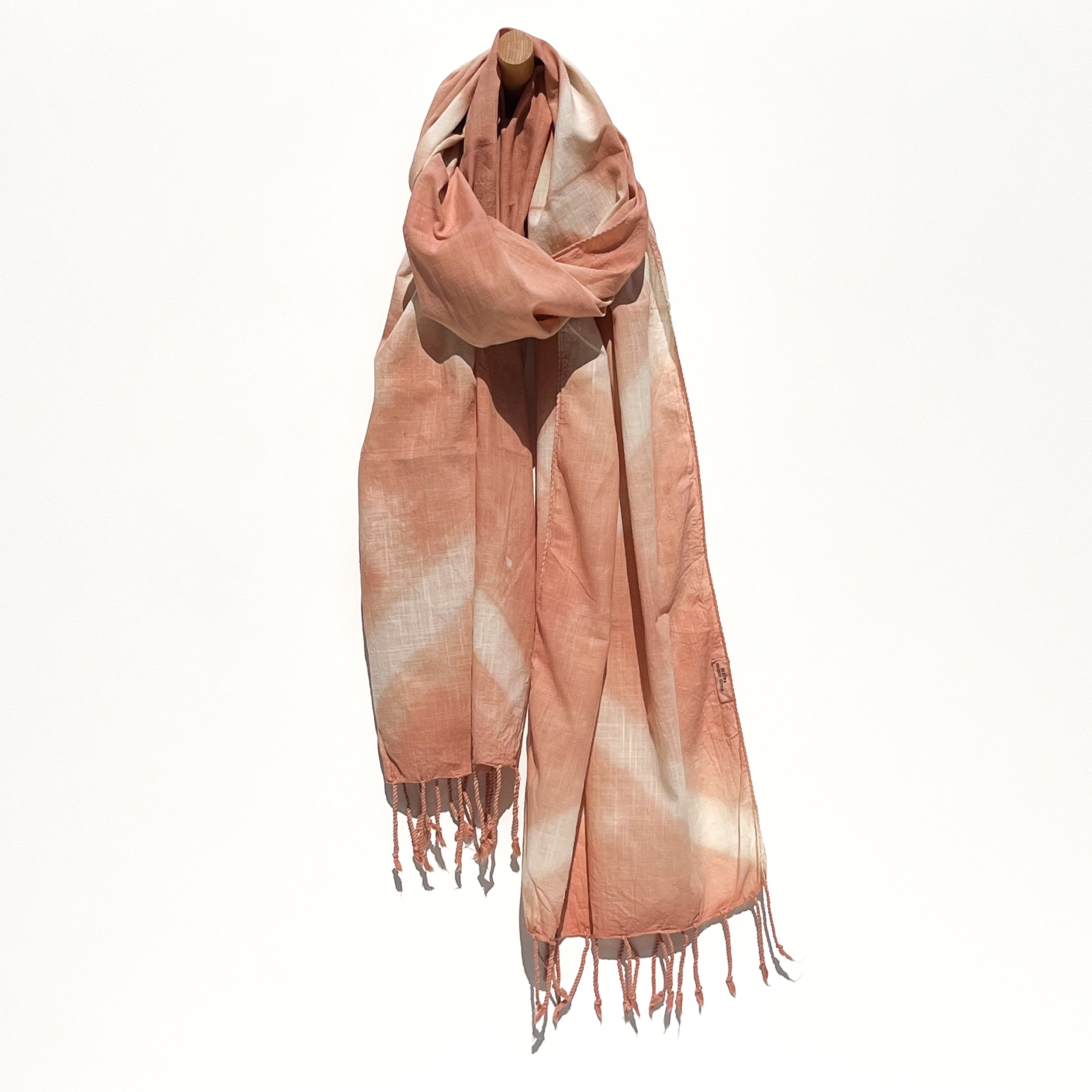 Cotton Candy good - Hand woven soy silk and silk blend scarf