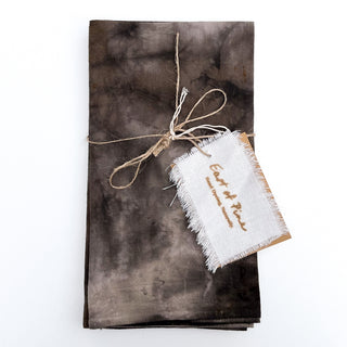 Rust dyed cloth napkins