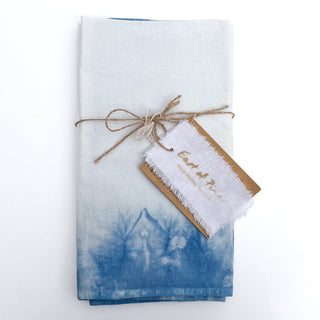 Indigo dyed cloth napkins