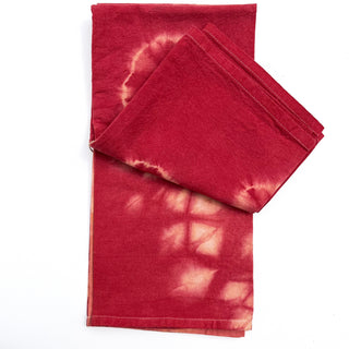 Madder dyed tea towels