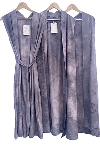 100% Silk Sleeveless Robe/Dress